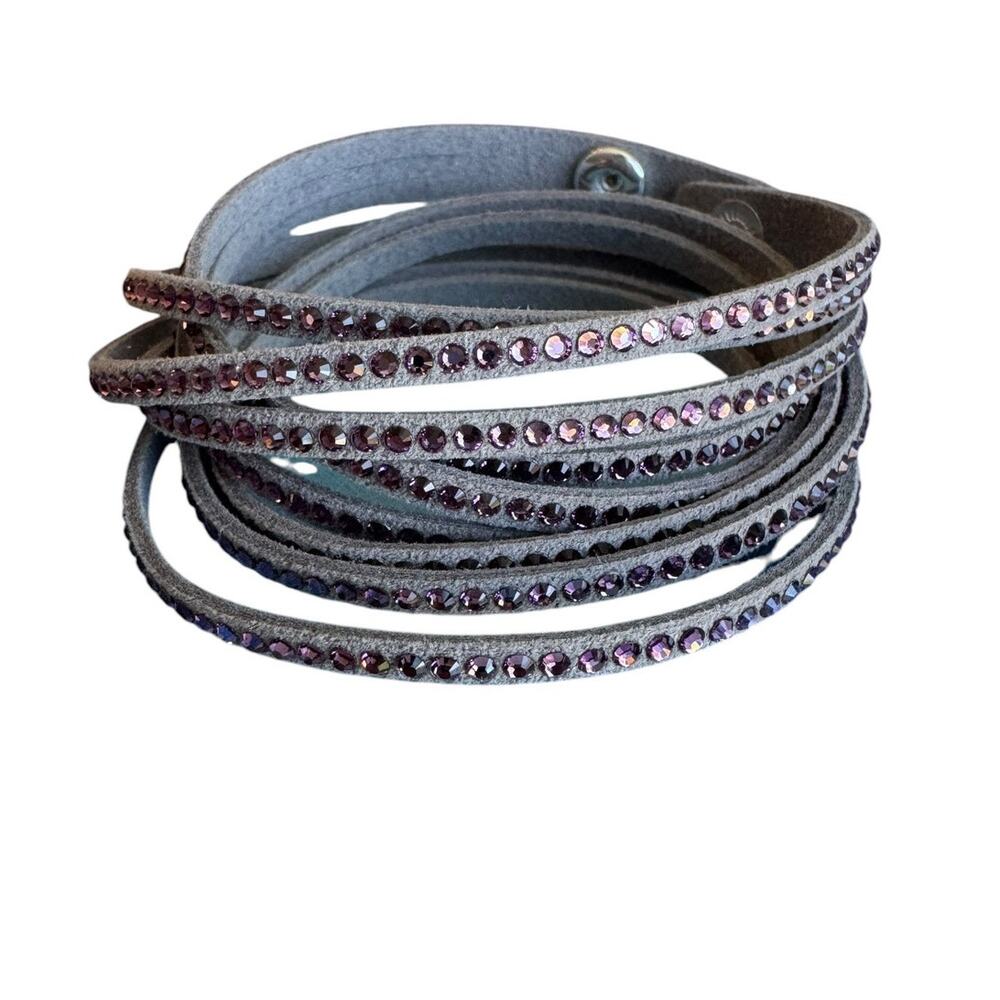 Touchstone Crystal by Swarovski wrap-star bracelet